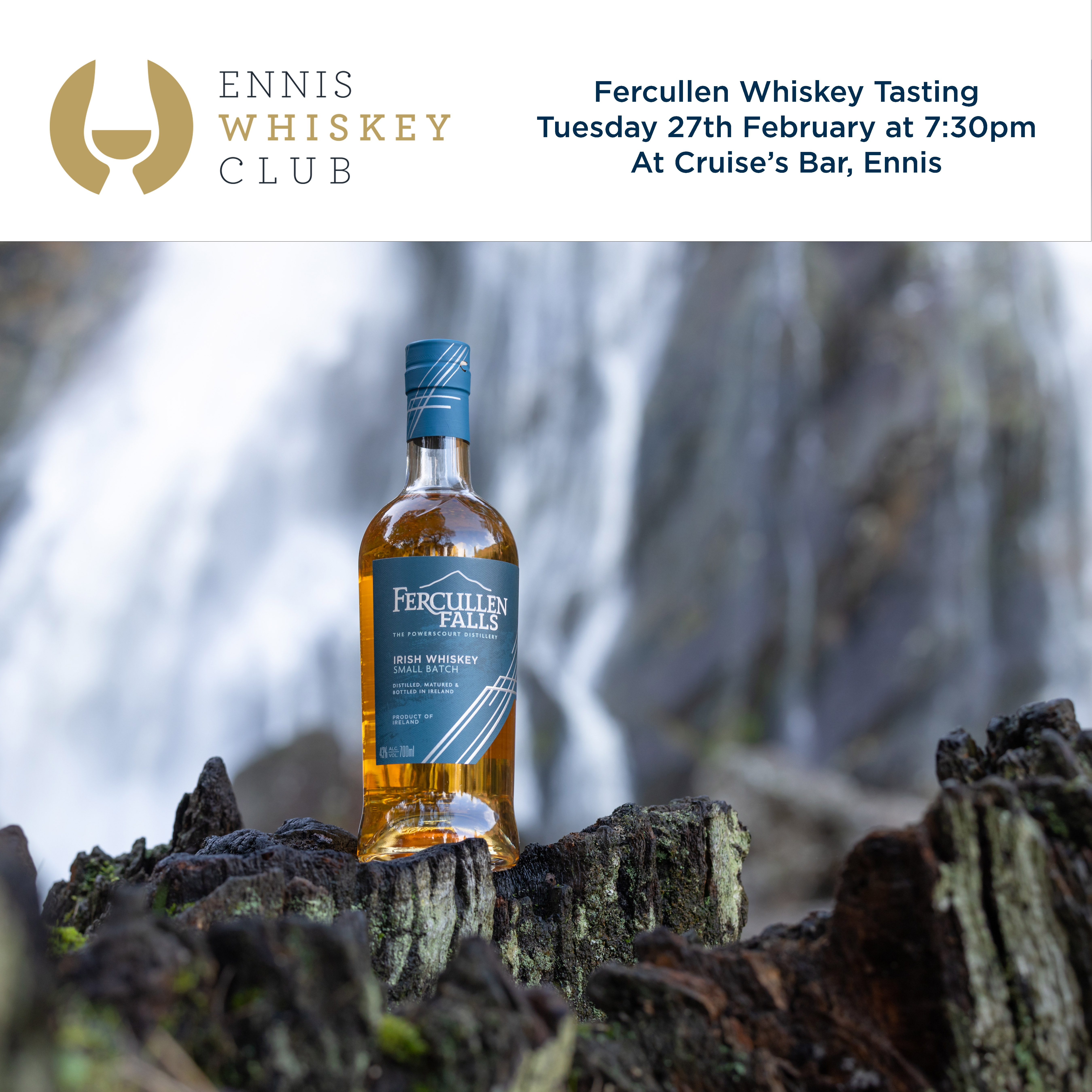 Fercullen Whiskey Tasting with the Ennis Whiskey Club