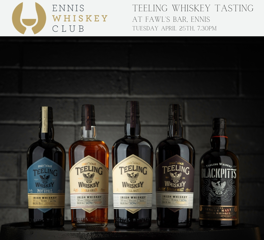 Teeling whiskey tasting