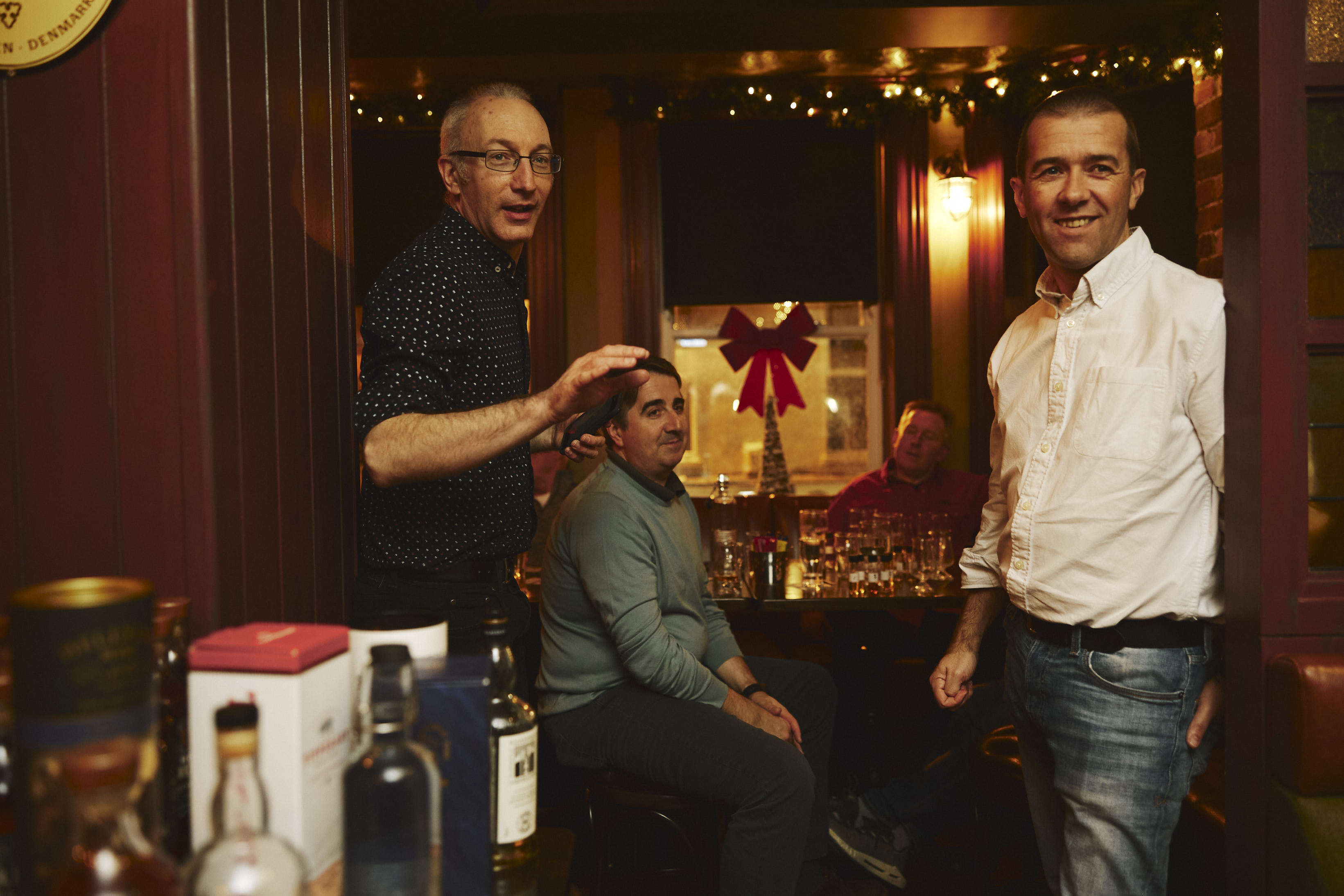 Eric Flynn and Paul Quin of the Ennis Whiskey Club