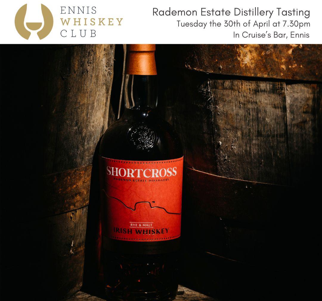 Rademon Estate Whiskey Tasting with the Ennis Whiskey Club